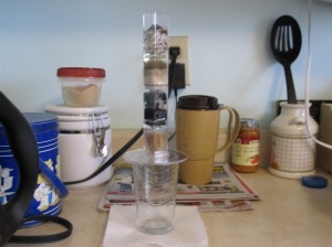 The  water filter I made.